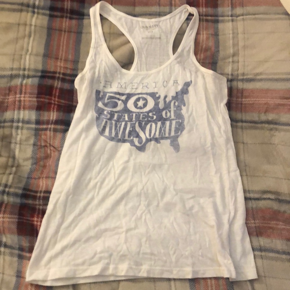 50 states of awesome tank top